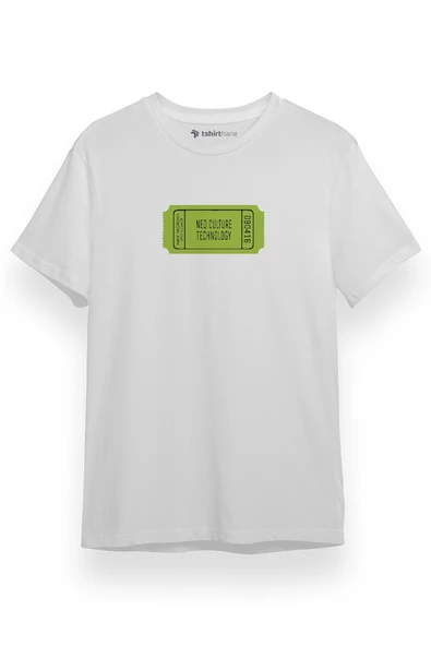 NCT Ticket Beyaz Kısa kol Erkek Tshirt