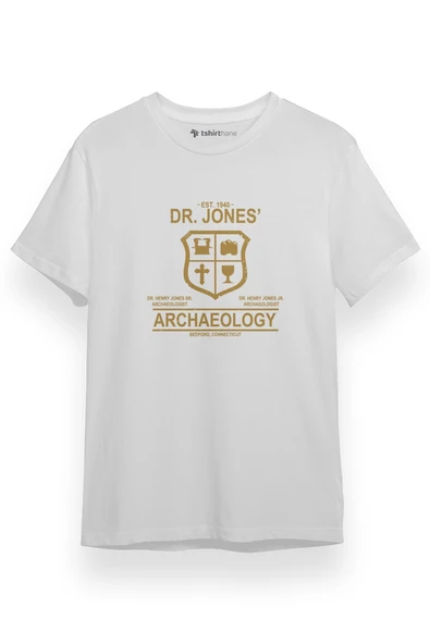 Indiana Jones Archaeology Beyaz Kısa kol Erkek Tshirt ürün görseli