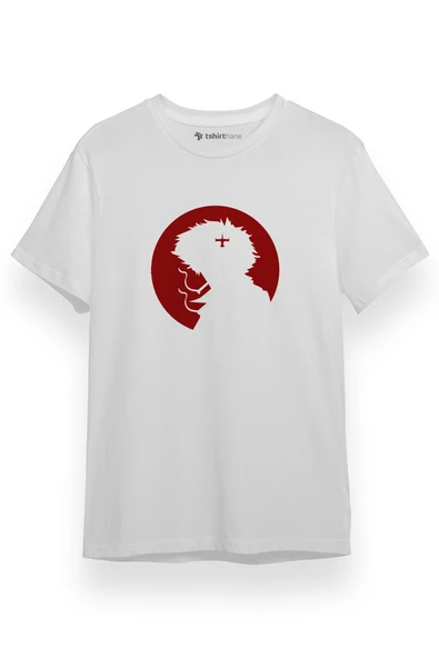 Cowboy Bebop Spike Spiegel Space Beyaz Kısa kol Erkek Tshirt