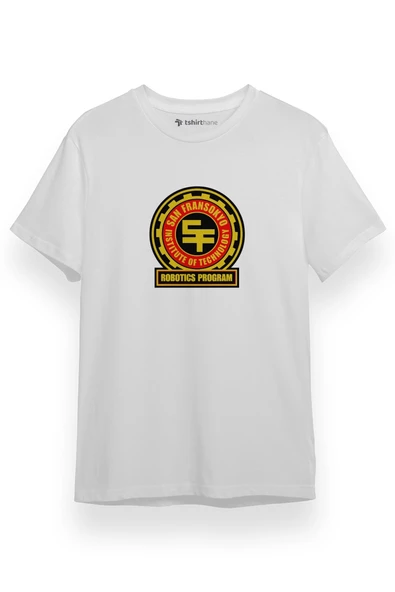 Big Hero 6 San Fransokyo Institute of Technology Robotics Program Beyaz Kısa kol Erkek Tshirt