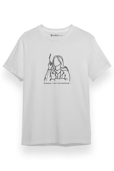Sex Education Maeve Wiley Beyaz Kısa kol Erkek Tshirt - 1