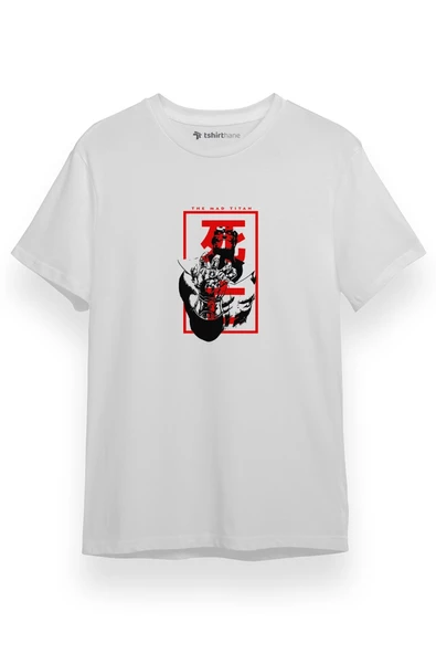 The Mad Titan Thanos Beyaz Kısa kol Erkek Tshirt ürün görseli 1