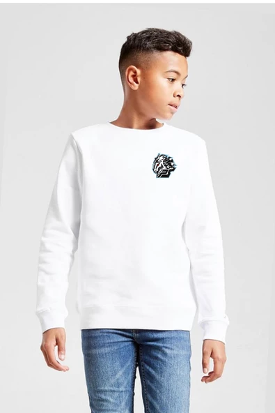 Beyblade Cyber Pegasus Beyaz Çocuk 2ip Sweatshirt ürün görseli