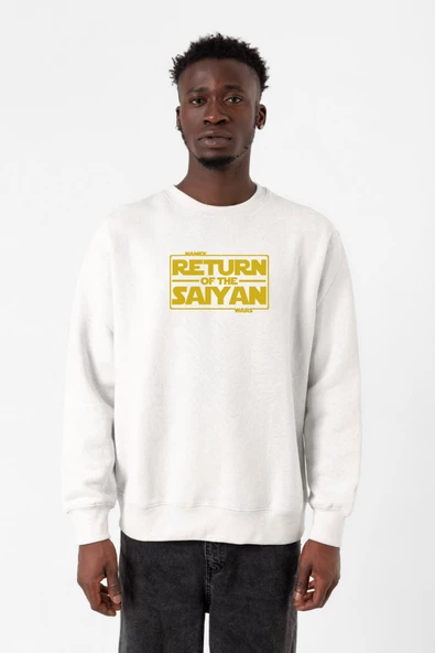 Dragon Ball Z Anime Namek Wars Beyaz Erkek 2ip Sweatshirt