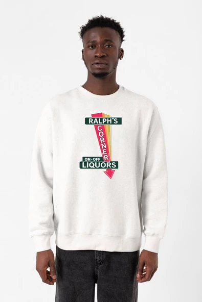 Fargo Ralph's Corner Diner Beyaz Erkek 2ip Sweatshirt