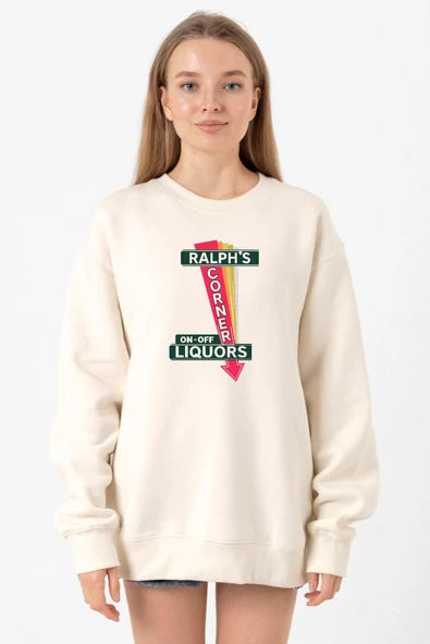 Fargo Ralph's Corner Diner Ekru Kadın 2ip Sweatshirt