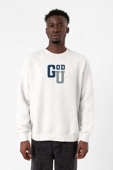Gen V Godolkin University Abbreviation Beyaz Erkek 2ip Sweatshirt