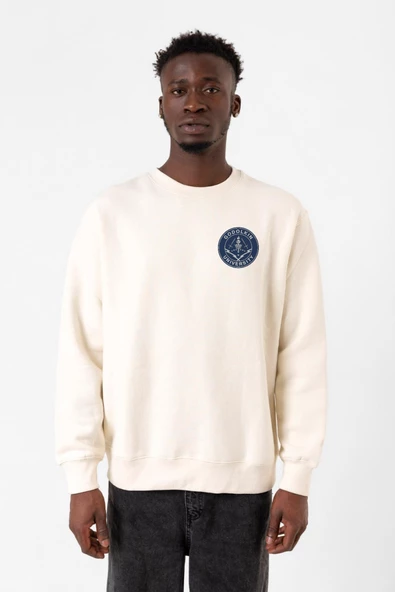 Gen V Godolkin University Emblem Ekru Erkek 2ip Sweatshirt