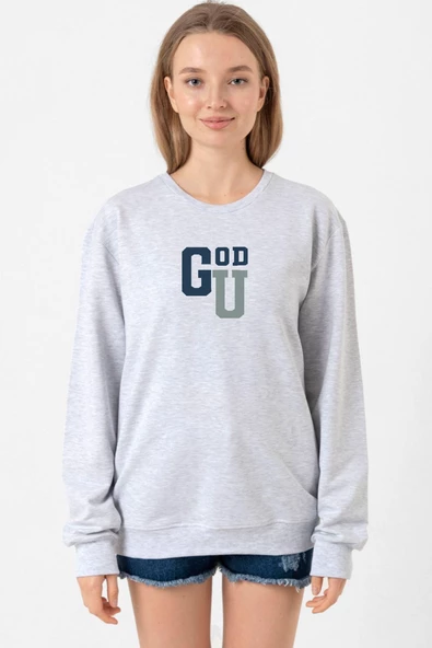 Gen V Godolkin University Abbreviation Grimelanj Kadın 2ip Sweatshirt - 1