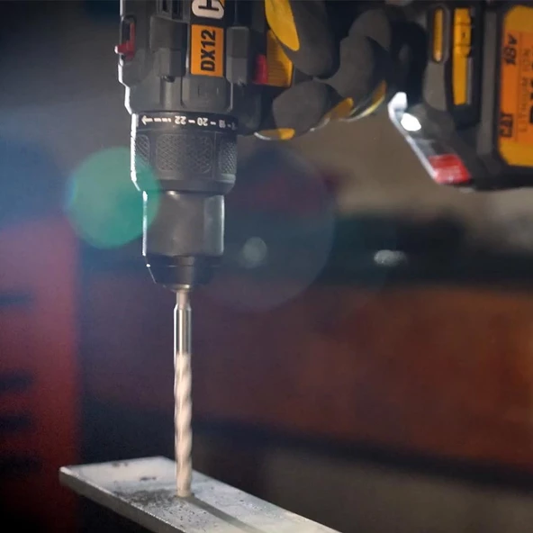CAT DX12BC 18Volt/2.0Ah Li-ion Tek Akülü Kömürsüz Profesyonel Şarjlı Darbeli Matkap - 11