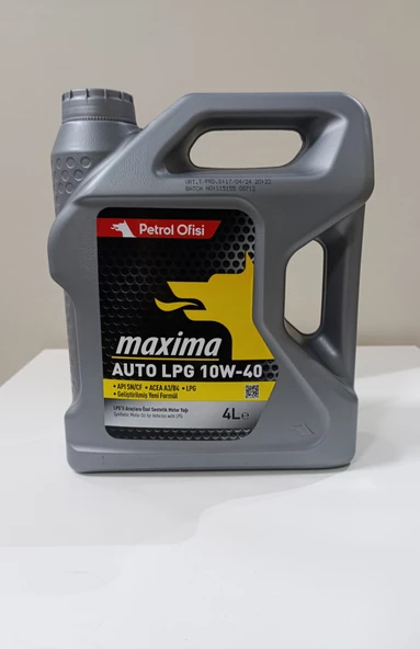 Petrol Ofisi Maxima Auto Lpg 10w-40 4 lt 2024 ürt