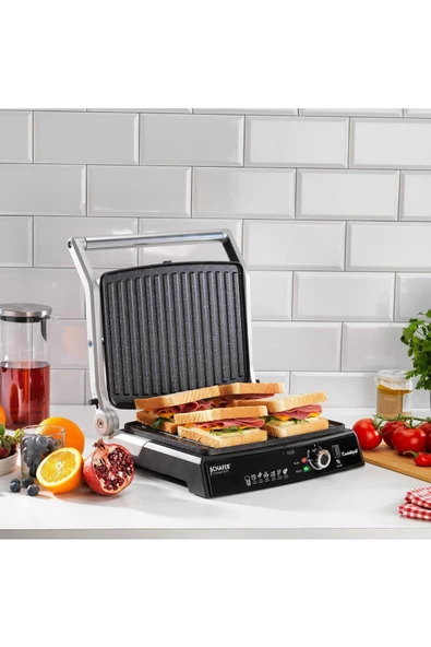 Schafer Concept Grill Tost Makinesi-Inox