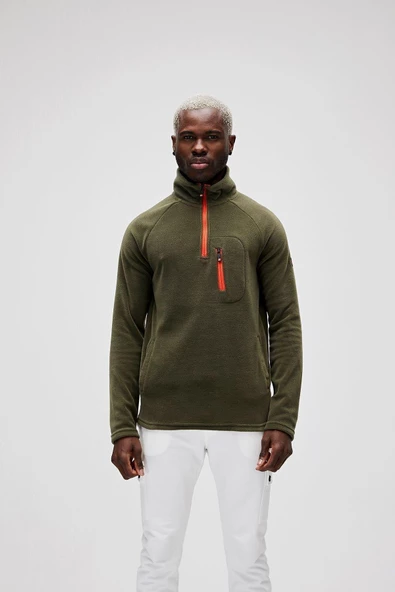 BAD BEAR ERKEK HUSKY HALF-ZIP POLAR SWEATSHIRT 19.02.21.006 - 6