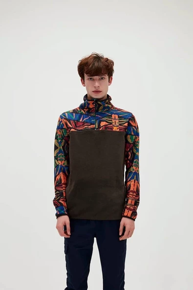 BAD BEAR ERKEK MIRAGE HALF-ZIP POLAR SWEATSHIRT 21.02.21.007 - 5