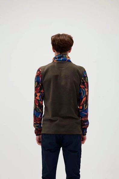 BAD BEAR ERKEK MIRAGE HALF-ZIP POLAR SWEATSHIRT 21.02.21.007 - 8