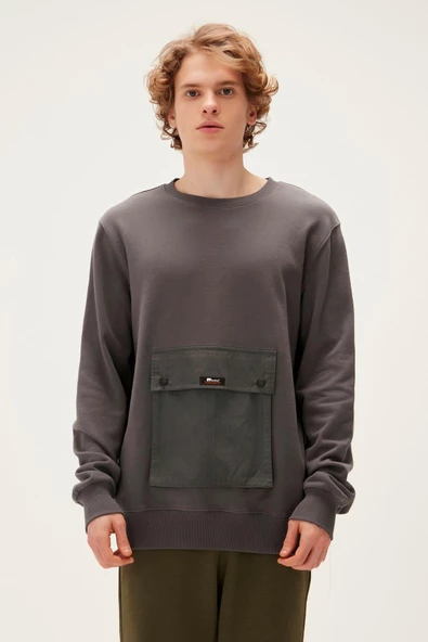 BAD BEAR ERKEK SWEATSHIRT KANGAROO CREWNECK 22.02.12.017