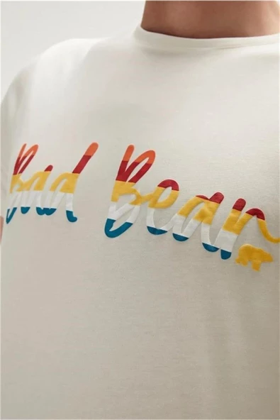 BAD BEAR ERKEK MANUSCRIPT T-SHIRT 23.01.07.008 - 4