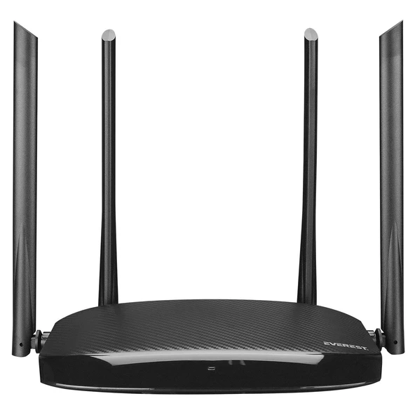 Everest EWR-AC5-V3 AC1200Mbps DualBand 4*6dBi Anten WISP+AP+Repeater Destekli Kablosuz Wifi Router - 35637 - 2