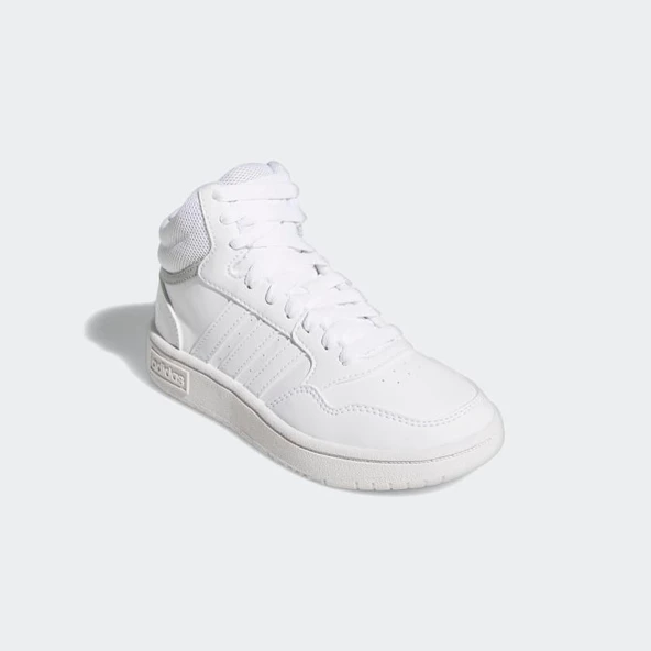 ADİDAS ÇOCUK UNİSEX SPOR AYAKKABI HOOPS 3.0 MID K GW0401 - 4