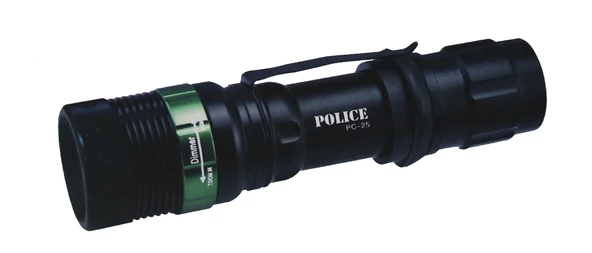 Polıce PC-25 CREE Led + Zoom El Feneri ( 3 Tane İnce Kalem Pille Çalışır) - 2