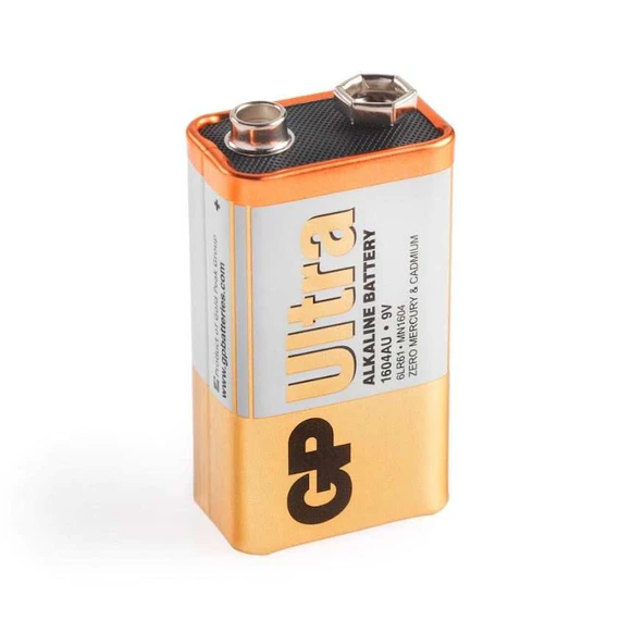 GP G-Tech 9V Ultra Alkalin Pil Tekli Paket GP1604AU - 2