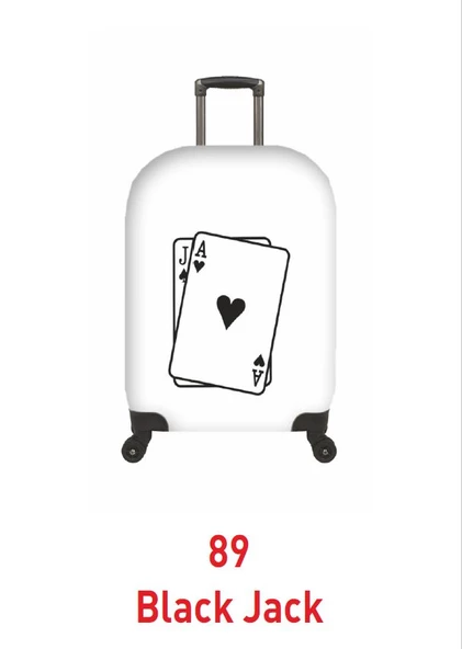 (My#89 Black Jack) VALİZ İÇİN KILIF - 7