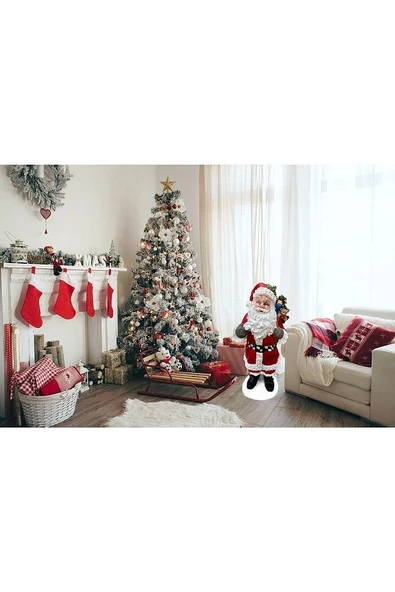 Noel Baba Dekor 70 cm Yılbaşı, Christmas, Kış, Winter - 3