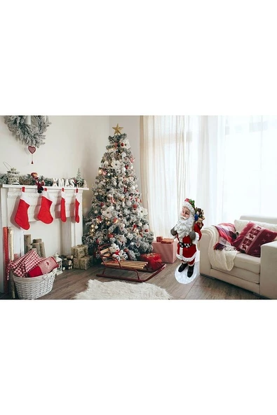 Noel Baba Dekor 70 cm Yılbaşı, Christmas, Kış, Winter - 4