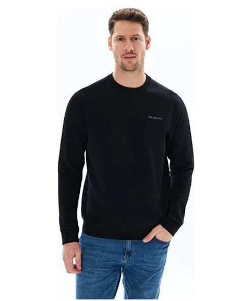 Columbia C1094 Erkek Büyük Beden İki İplik Sıfır Yaka Sweatshirt