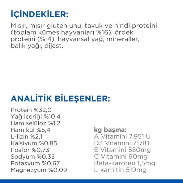 Hills Sterilised Duck Ördekli Kısırlaştırılmış Kedi Maması 3 Kg - Resim 5