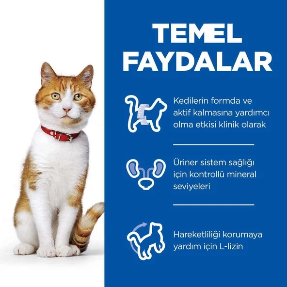 Hills Young Sterilised Tavuklu Kısırlaştırılmış Kedi Maması 1,5 Kg - Resim 4
