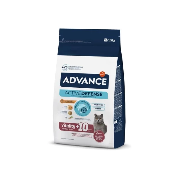 Advance Sterilized Kısırlaştırılmış Yaşlı Kedi Maması 1.5 Kg