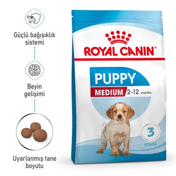 Royal Canin Medium Puppy Orta Irk Yavru Köpek Maması 15 kg - Resim 6