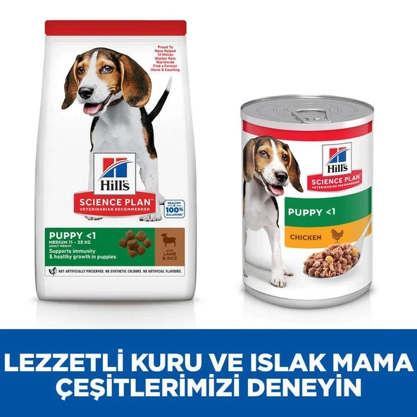 Hills Puppy Medium Lamb Kuzu Etli Yavru Köpek Maması 14 Kg - 6