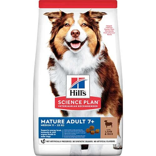 Hills Adult 7+ Lamb & Rice Kuzu Etli Yaşlı Köpek Maması 2.5 Kg - 2