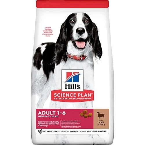 Hills Adult Kuzulu ve Pirinçli Orta Irk Yetişkin Köpek Maması 14 Kg - 2