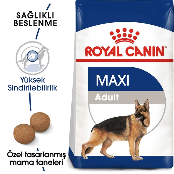 Royal Canin Maxi Adult Büyük Irk Yetişkin Kuru Köpek Maması 15 Kg - Resim 2
