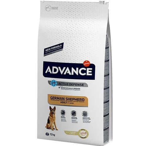 Advance Alman Kurtları için Hindili Yetişkin Köpek Maması 12 Kg - 7