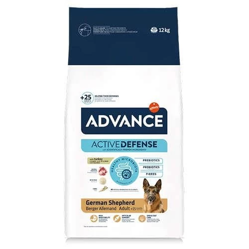 Advance Alman Kurtları için Hindili Yetişkin Köpek Maması 12 Kg - 2