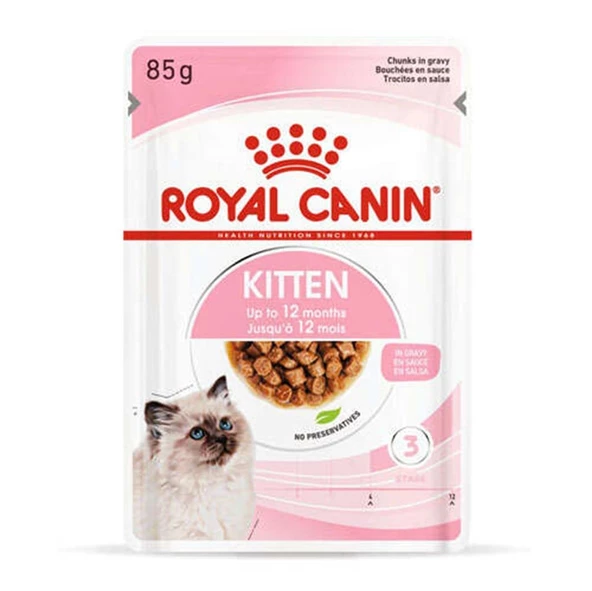 Royal Canin Kitten Instinctive Gravy Yavru Kedi Konservesi Pouch 85 gr - Resim 3