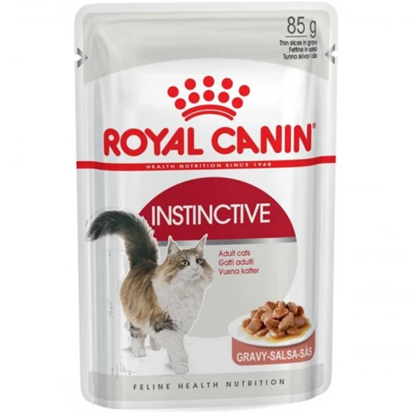 Royal Canin İnstinctive Soslu Parçacıklı Yetişkin Konserve Kedi Maması 85 Gr ürün görseli