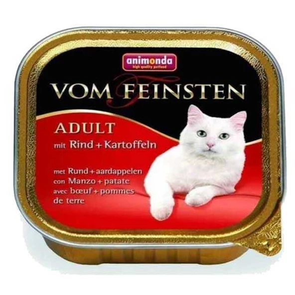 Animonda Vom Feinsten Sığır Eti ve Patatesli Kedi Maması 100 Gr ürün görseli
