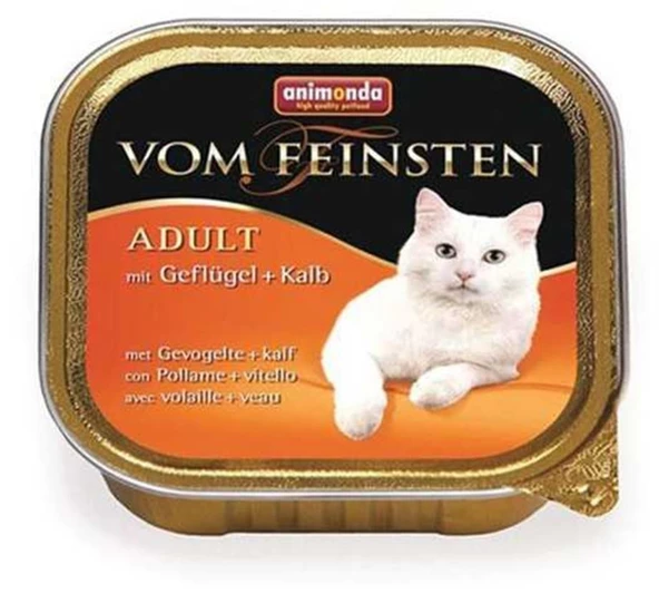 Animonda Vom Feinsten Kümes Hayvan ve Makarna Kedi Konservesi 100 Gr ürün görseli