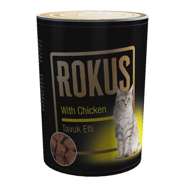 Rokus Tavuklu Kedi Konservesi 410g