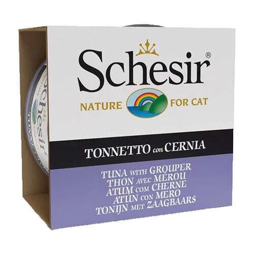 Schesir C270 Jelly Ton Balıklı ve Orfoz Balığı Kedi Konservesi 85 Gr