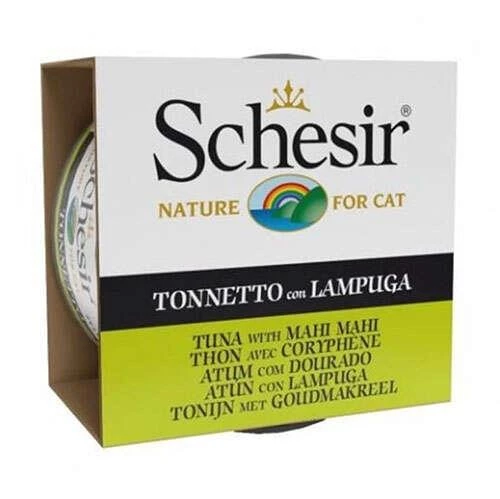 Schesir C273 Jelly Ton Balıklı ve Lambukalı (Mahi Mahi) Kedi Konservesi 85 Gr ürün görseli 1