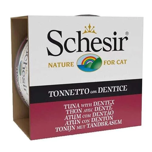 Schesir C272 Jelly Ton Balıklı ve Sinarit Balıklı Kedi Konservesi 85 Gr