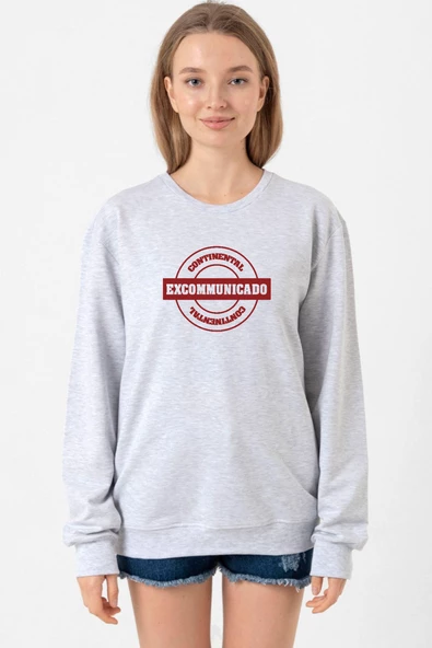 John Wick Continental Excommunicado Grimelanj Kadın 2ip Sweatshirt - 1