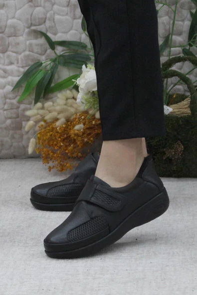 Mehmet Mete 4150 Comfort Hakiki Deri Kemik Çıkıntısına Özel Kadın Ayakkabı - Resim 4