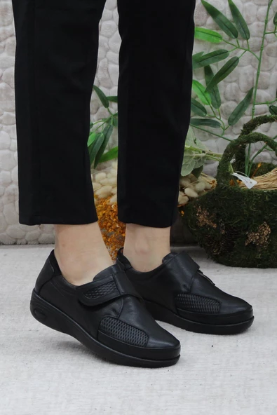 Mehmet Mete 4150 Comfort Hakiki Deri Kemik Çıkıntısına Özel Kadın Ayakkabı - Resim 3